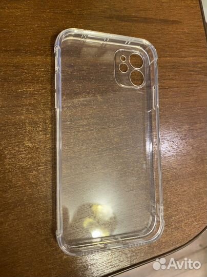 Прозрачный силиконовый чехол для iPhone 11