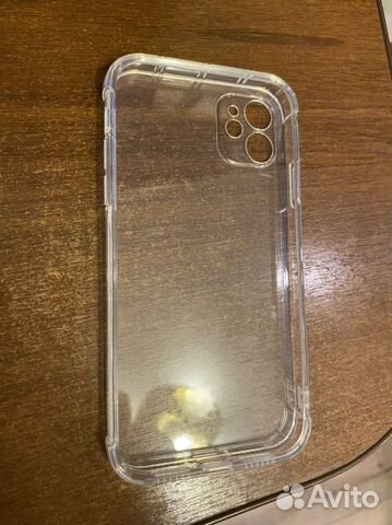 Прозрачный силиконовый чехол для iPhone 11