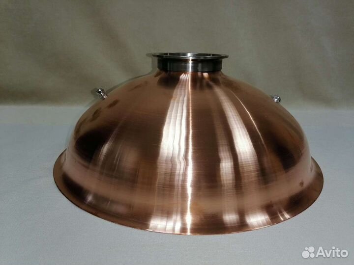 Медная крышка на перегонный куб 37 л 3 и 4 дюйма