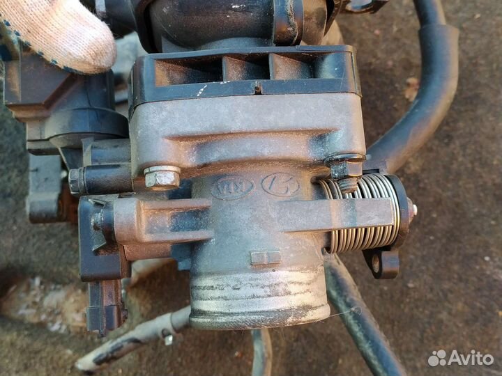 Впускной коллектор kia cerato 1,1.6