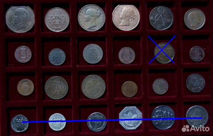 Монеты, Европа, колонии