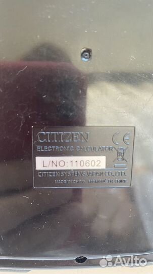 Калькулятор citizen WR-3000