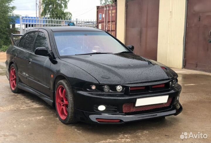 Накладка на передний бампер Dolphin Galant 8