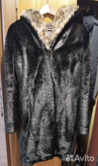 Шуба из эко меха