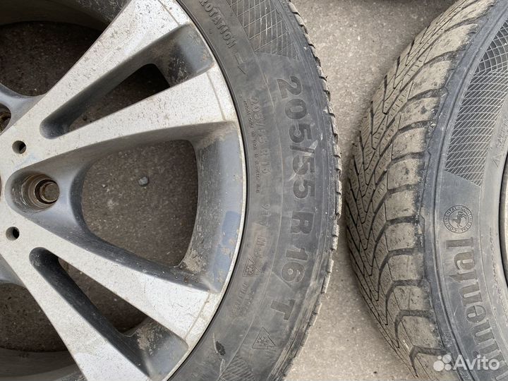 Диски и шины зимние 205/55 r16