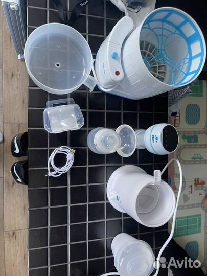 Стерилизатор, подогреватель и молокоотсос