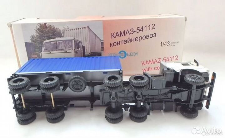 Kaмaз 54112 Koнтейнер Камаз 5410 полуприцеп Элекон