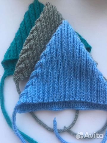 Вязаная шапка эльф