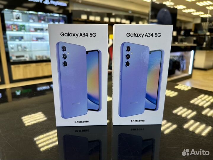 New Смартфон Samsung Galaxy A34 5G 6/128Gb Violet