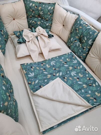 Бортики в кроватку новые