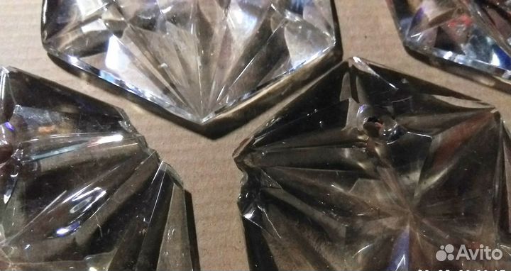 Хрустальные подвески для люстры СССР 