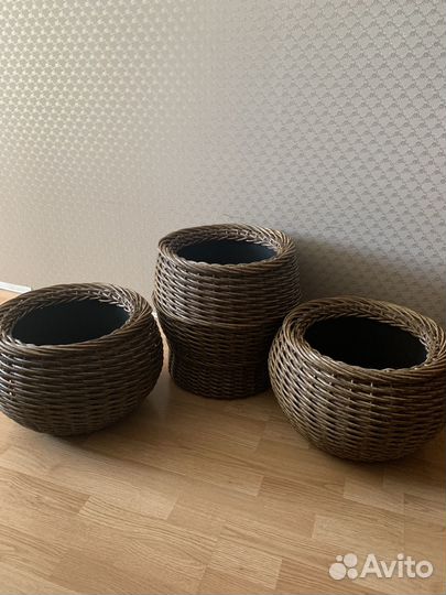 Кашпо из ротанга 20 литров