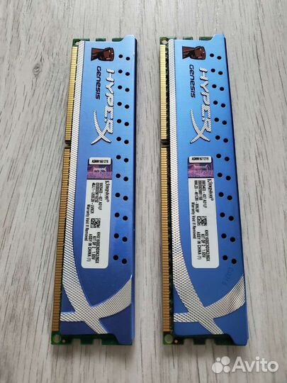 Оперативная память DDR3 Kingston Hyper X 8GB 2x4Gb