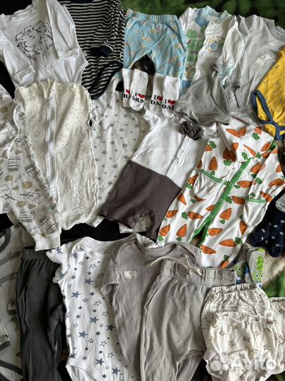 Детские вещи пакетом 62-86