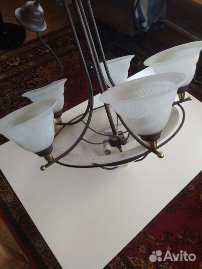 Люстра потолочная италия бу