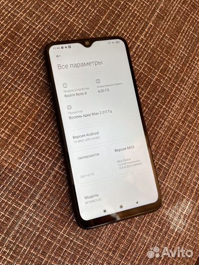Xiaomi Redmi Note 8, 4/64 ГБ