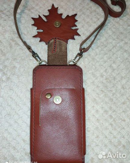 Женская кожаная мини сумочка для Айфона-смартфона