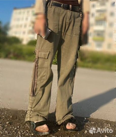 Штаны карго у2к