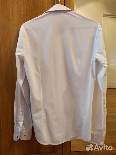 Рубашка белая школьная 164