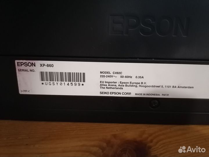 Принтер Epson xp-860