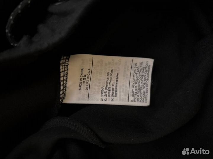 Спортивные штаны nike tech fleece черные