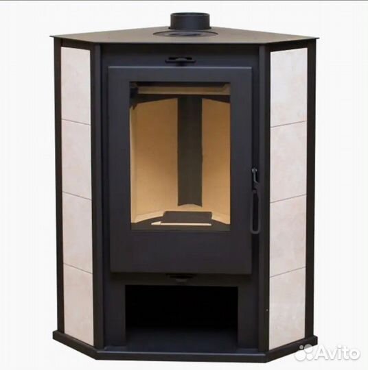 Печь Камин Одер 7 угловой с плитой