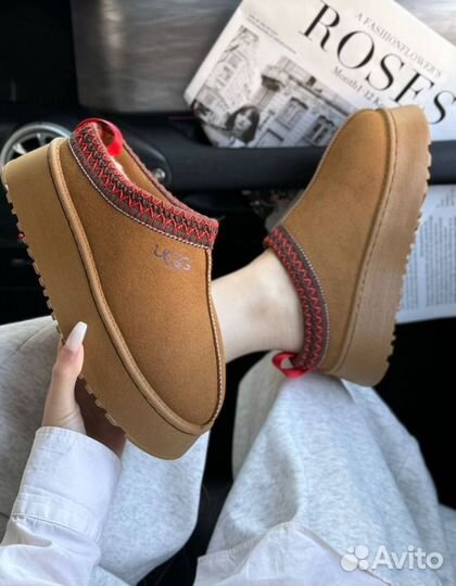 Ugg угги женские на платформе замшевые