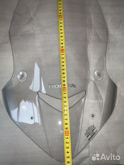 Высокое ветровое стекло на Honda NC 750