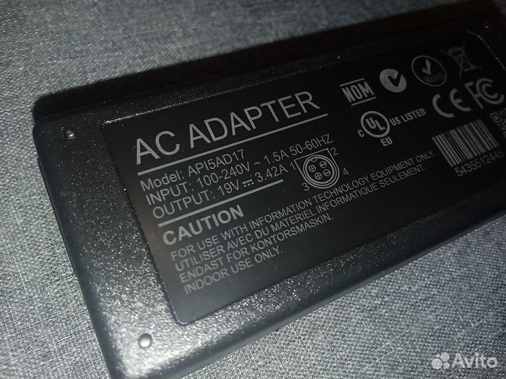 Блок питания AcBel API5AD17 19V 3.42A новый