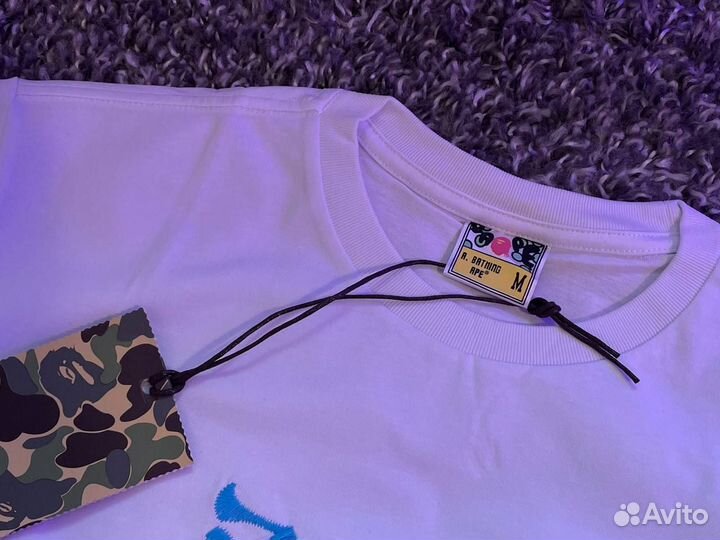 Футболка bape белая