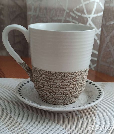 Кружка с блюдцем
