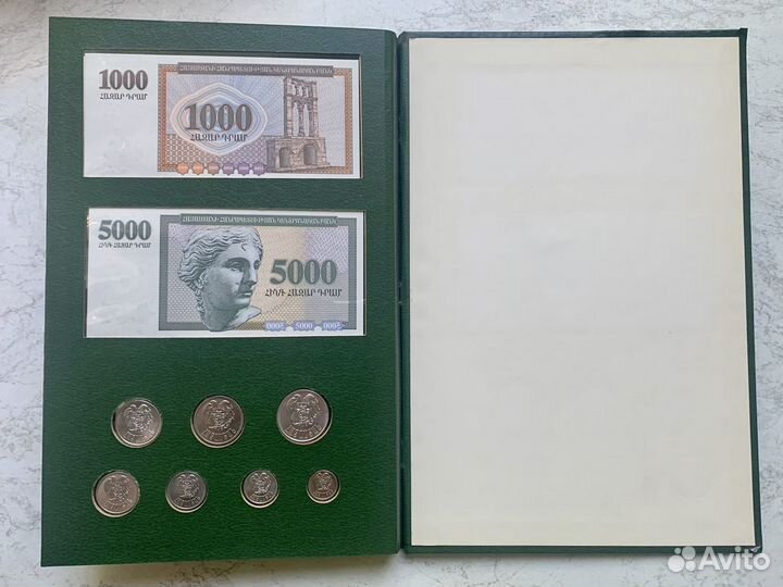 Альбом банкноты республики Армения 1995 г
