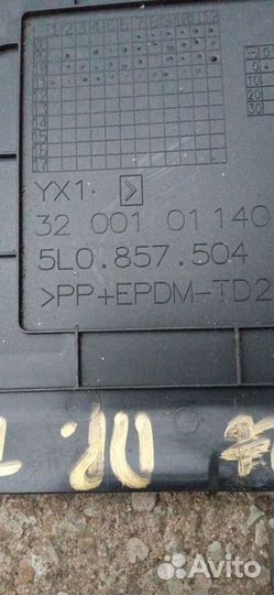 Боковые заглушки на торпедо Шкода Йети