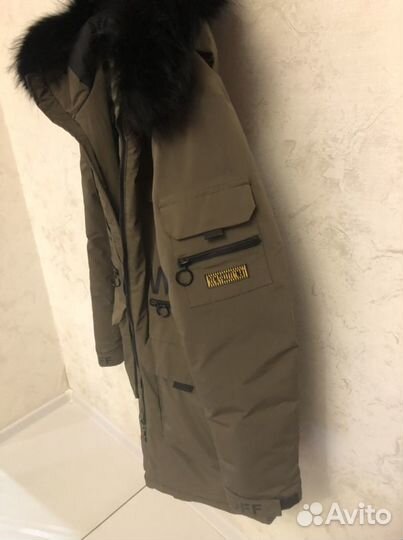 Подростковая зимняя куртка парка бу