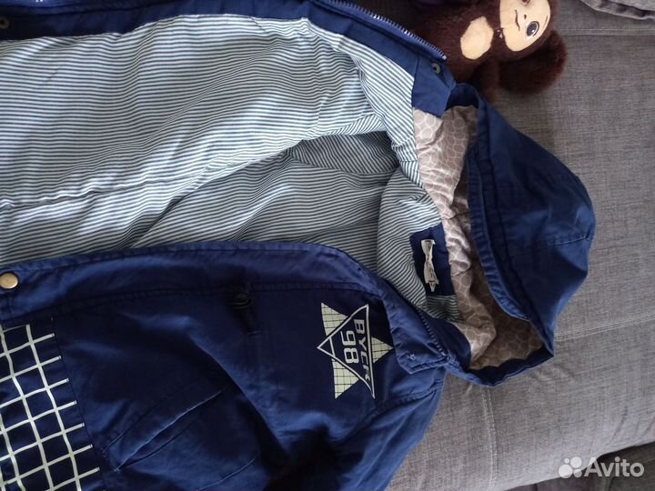 Джинсовая куртка для мальчика деми