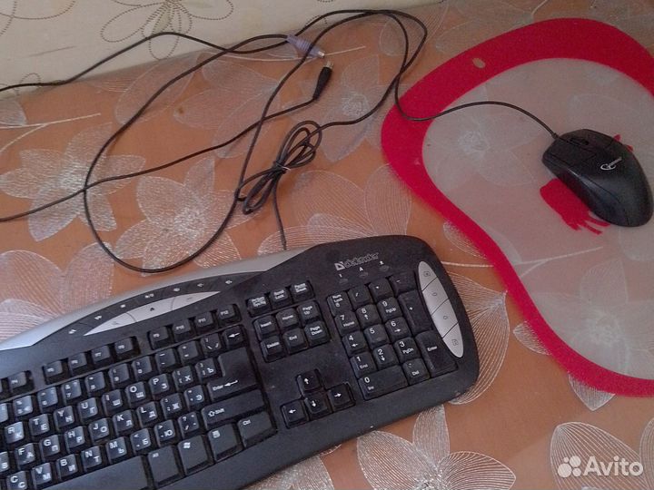 Клавиатура + мышь + коврик