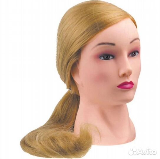 Учебная голова для причесок со штативом