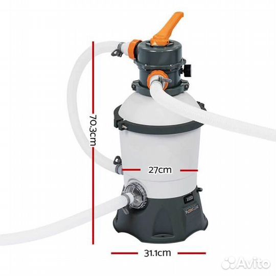 Каркасный бассейн фильтр насос песчаный