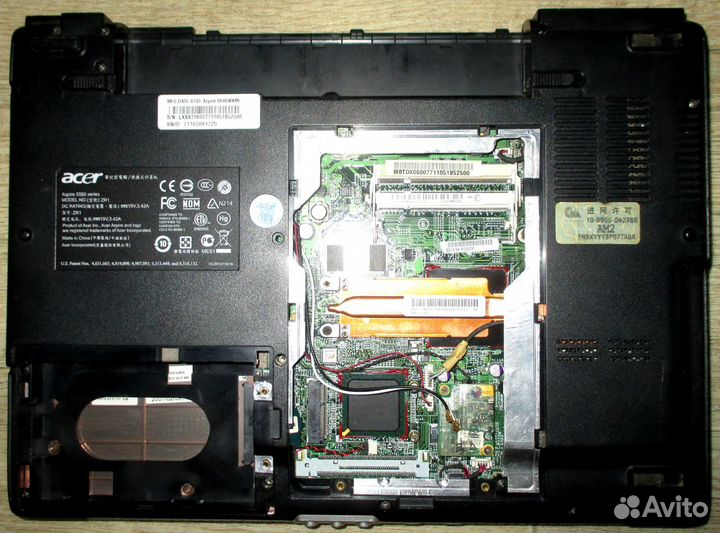 Ноутбук на запчасти Acer Aspire 5585wxmi ZR1