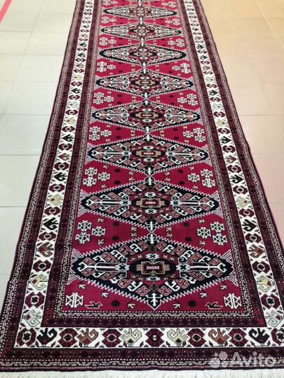 Ковер-дорожка.Ручная работа.Шерсть