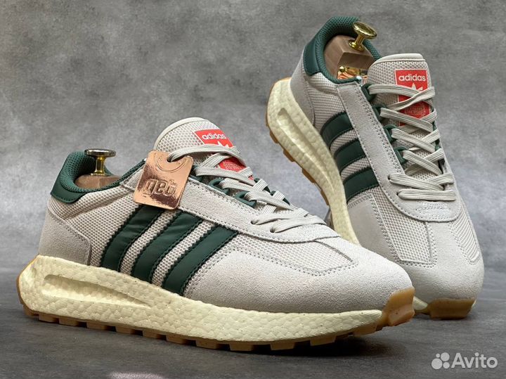 Adidas retropy E5 светло-серые зел разм. 43