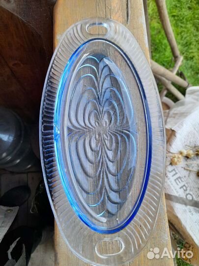 Селедочница стекло СССР