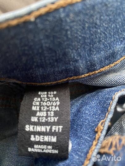 Рубашка и джинсы hm на подростка