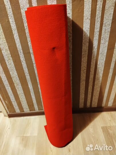 Красная ковровая дорожка 5м