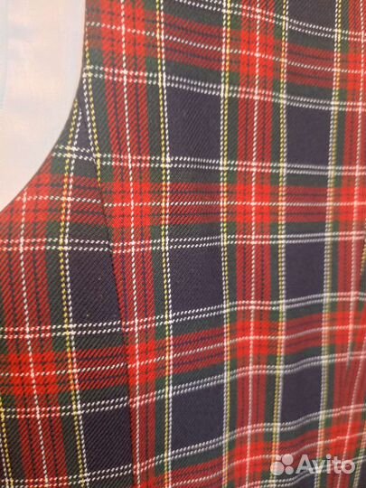 Жилет шотландка 128-134