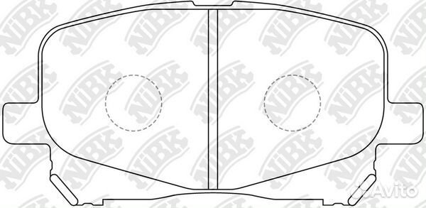 Колодки тормозные дисковые