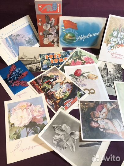 Открытки СССР 1950-1960х годов