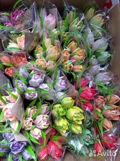 Букет тюльпанов из мыла на 8 марта