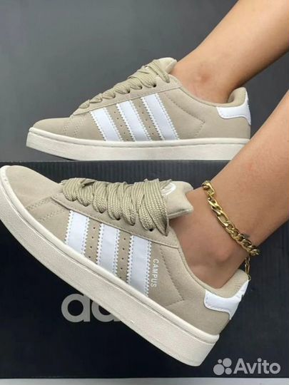 Adidas Campus 00s бежевые