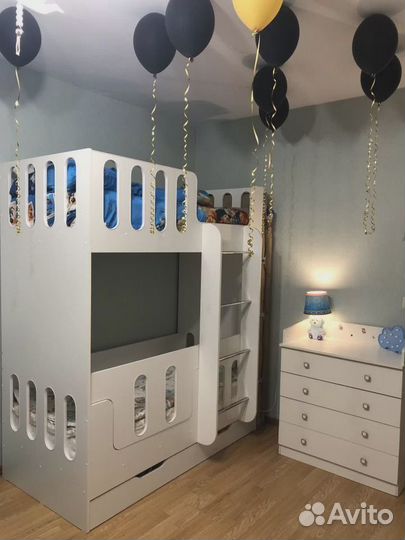 Детская двухъярусная кровать, новая